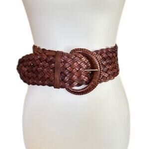 Vintage BCBG Max Azria Wide Leather Belt  M